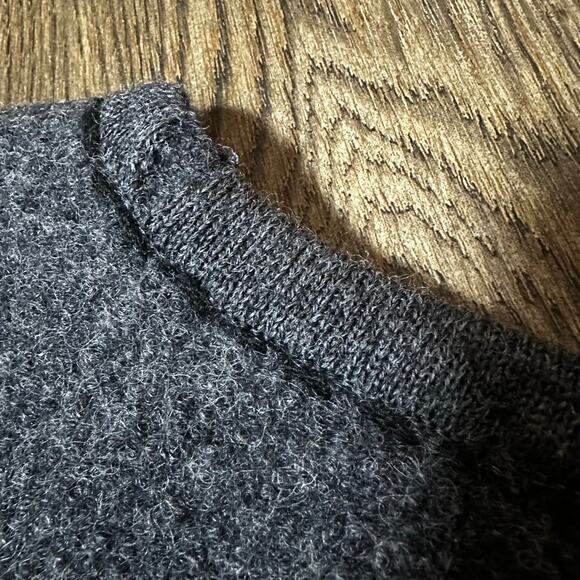 ALPS Gray Grey Wool Embroidered Floral Vest Metal Buttons XL - Picture 14 of 15